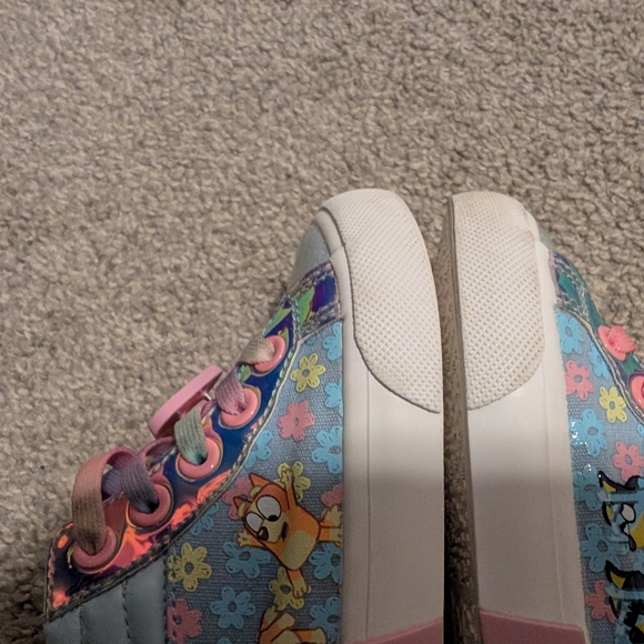 Bluey Kids High-Top Sneakers - Light Blue and Pink - Picture 8 of 11